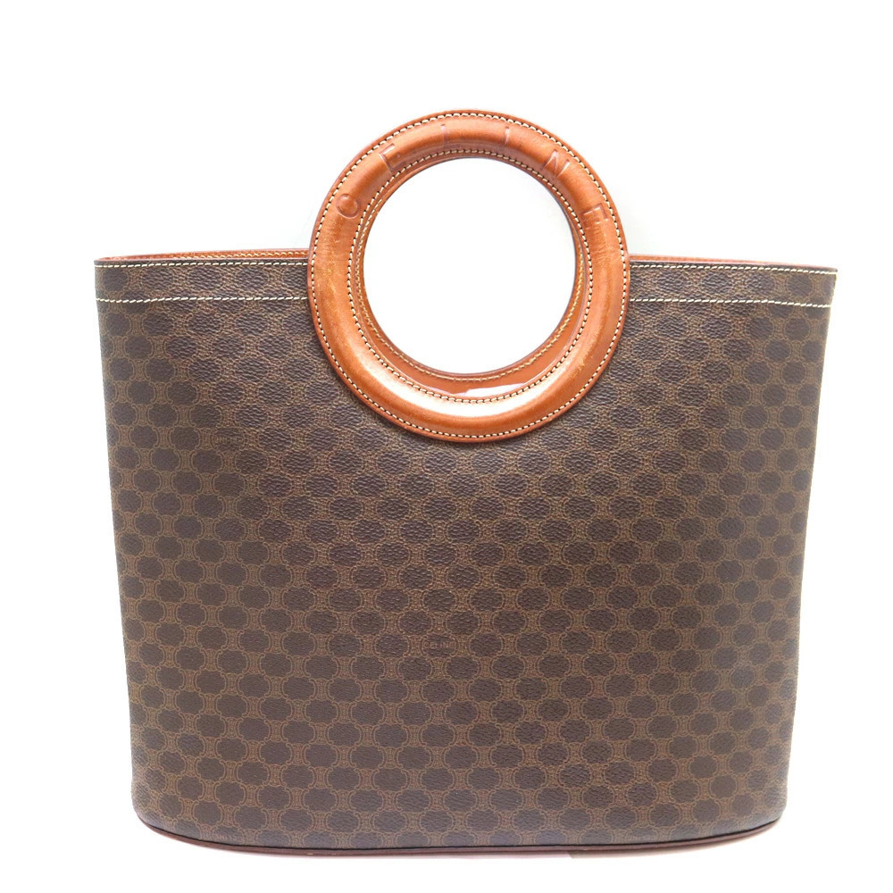 Celine handbag Macadam brown - Picture 2 of 6